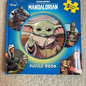 Disney Star Wars Mandalorian Puzzle Book - Blue and Brown